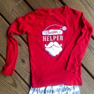 Carter's Santa Christmas pajamas PJ set